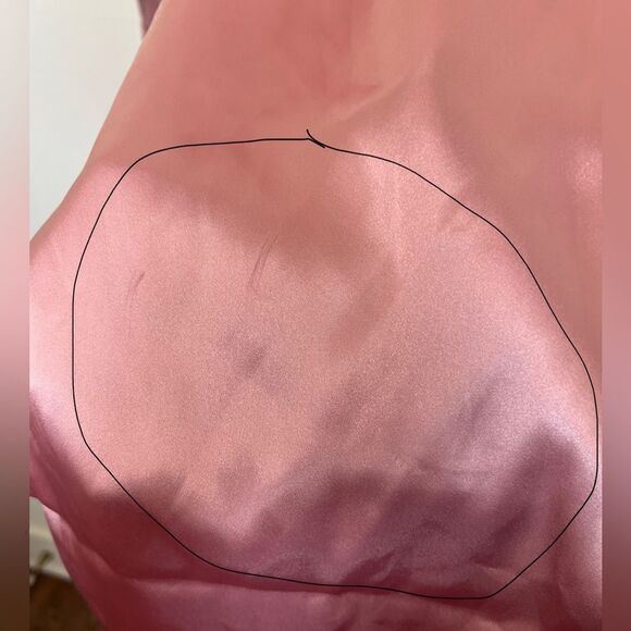 Victoria’s Secret Gold Label Vintage 90s Pink Satin Floral PJ Set Medium - Picture 12 of 16